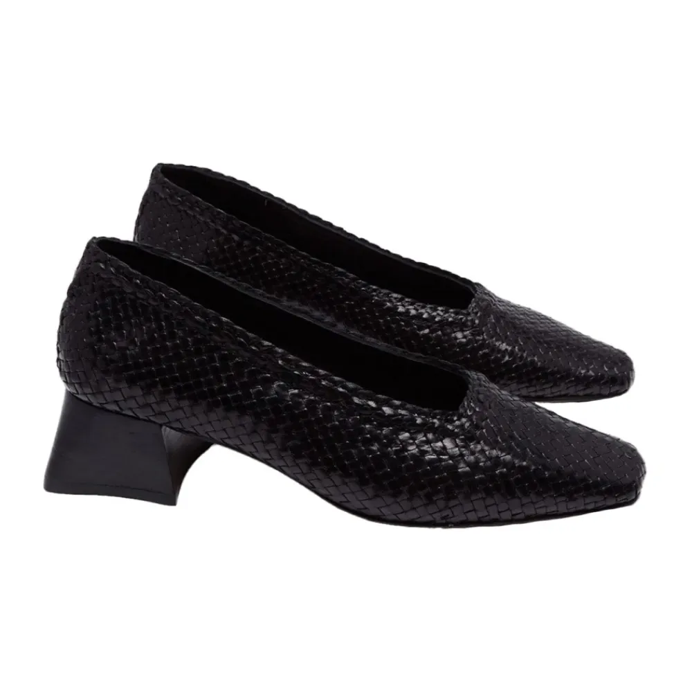 Pumps|Stiletter^Miista Eivissa Leather Heels Sort
