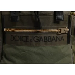 Rygsække<Dolce & Gabbana Eksklusiv Struds Læder Pung Grøn