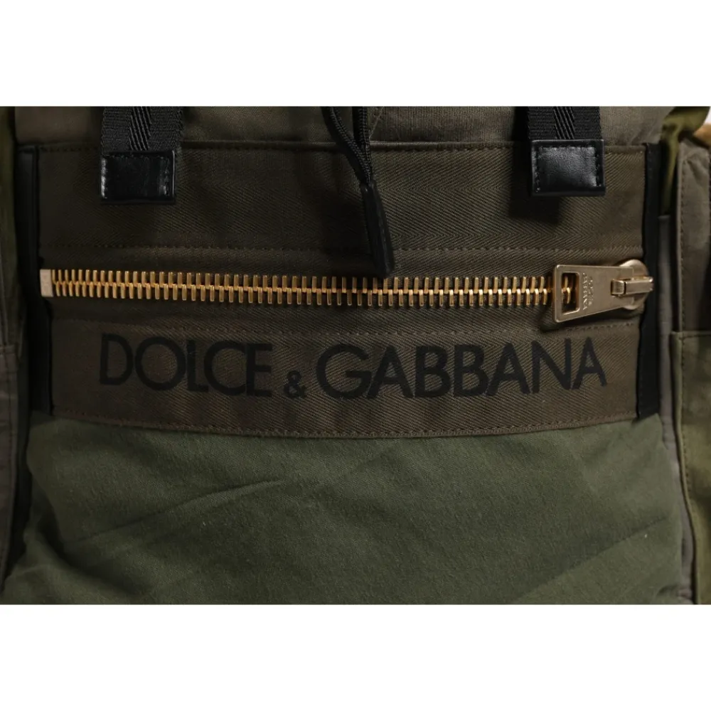 Rygsække^Dolce & Gabbana Eksklusiv Struds Læder Kontinental Pung Grøn