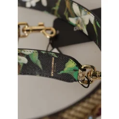 Tilbehør Til Tasker^Dolce & Gabbana Eksotisk Læder Krystaller Vendbar Strop Beige