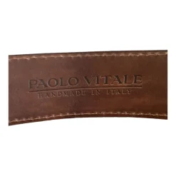 Bælter|Bælter<Paolo Vitale Eksotisk Læder Patch Bælte Håndlavet Brun