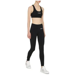 T-Shirts & Toppe<Jil Sander Elastisk Sports BH Top Sort