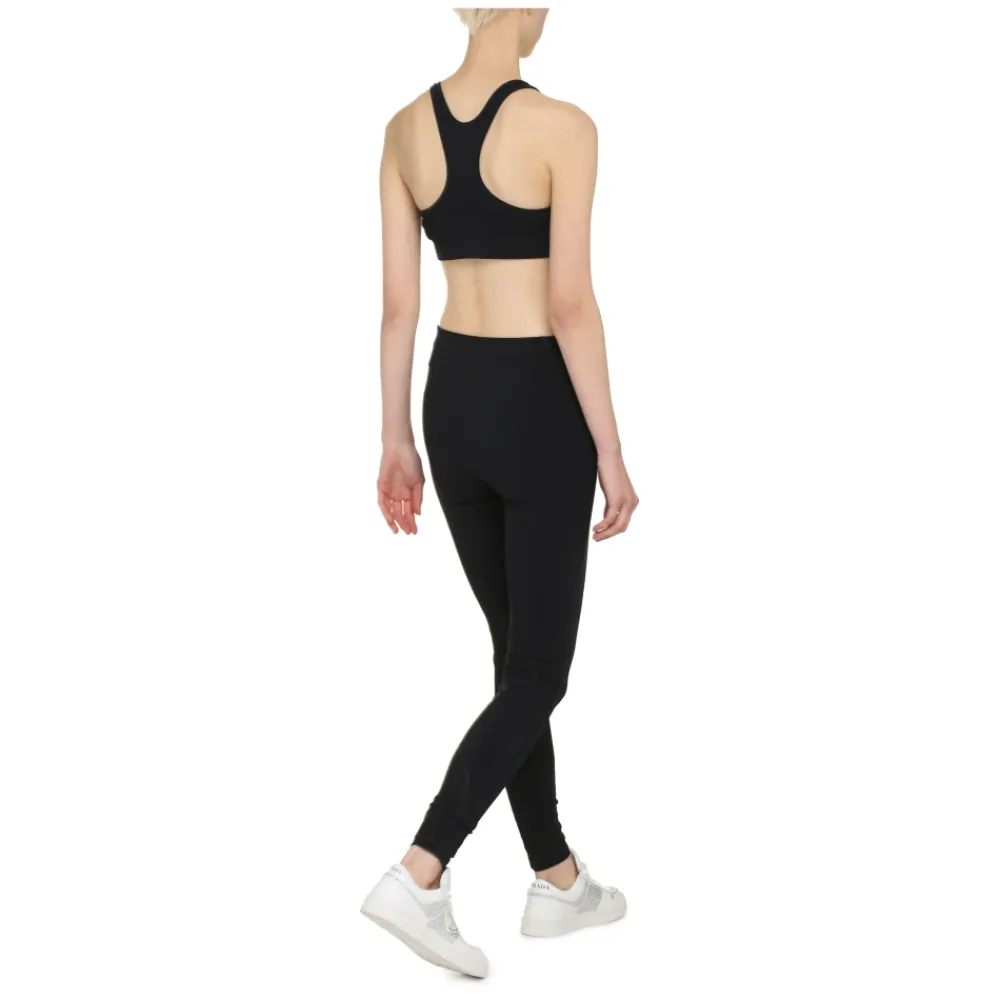 T-Shirts & Toppe<Jil Sander Elastisk Sports BH Top Sort