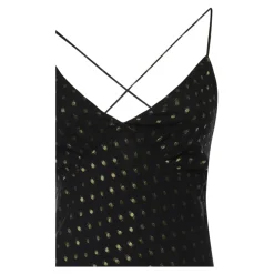 Kjoler<For Love & Lemons Elea Maxi Kjole Sort