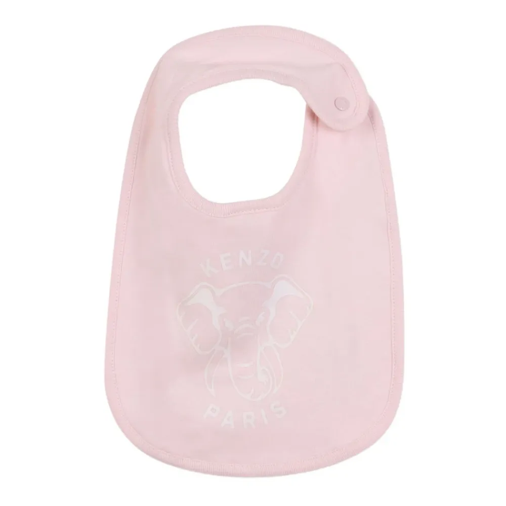 Bodystocking & Sæt<Kenzo Elefant Print Beanie og Bib Sæt Pink