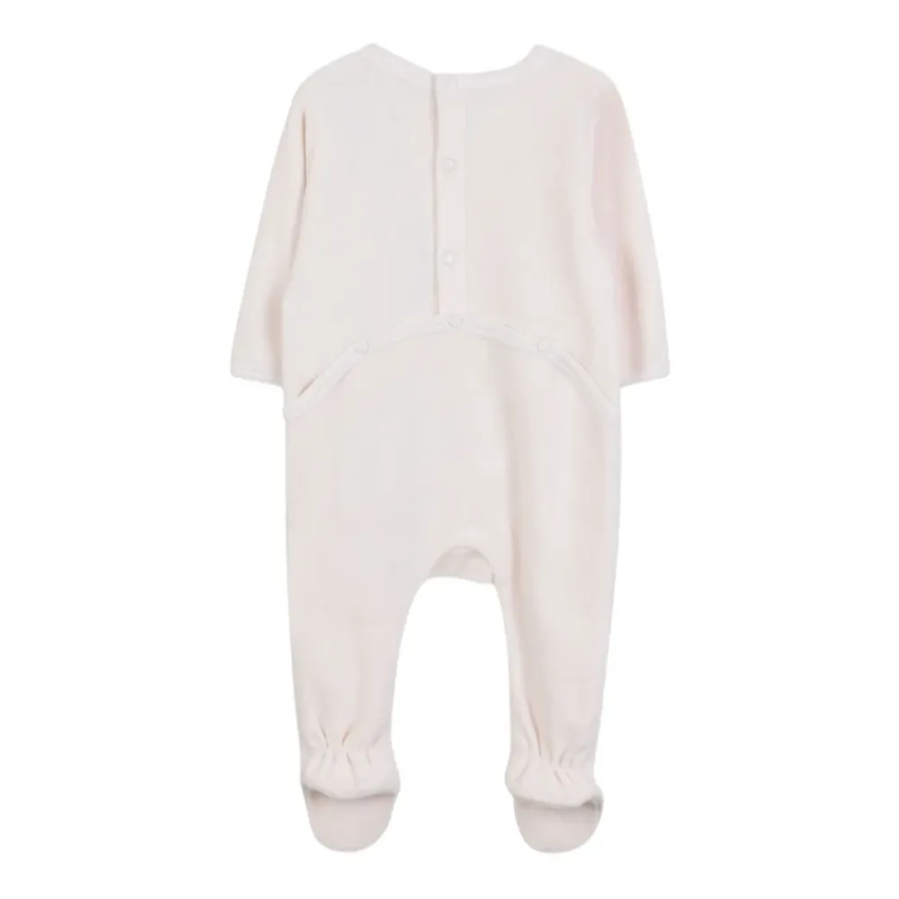 Bodystocking & Sæt<Kenzo Elefant Print Beanie og Bib Sæt Pink