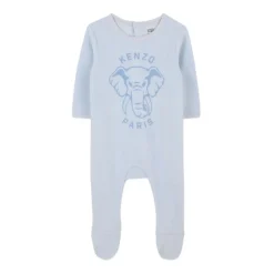 Bodystocking & Sæt^Kenzo Elefantprint Beanie og Bib Sæt Blå