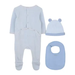 Bodystocking & Sæt^Kenzo Elefantprint Beanie og Bib Sæt Blå