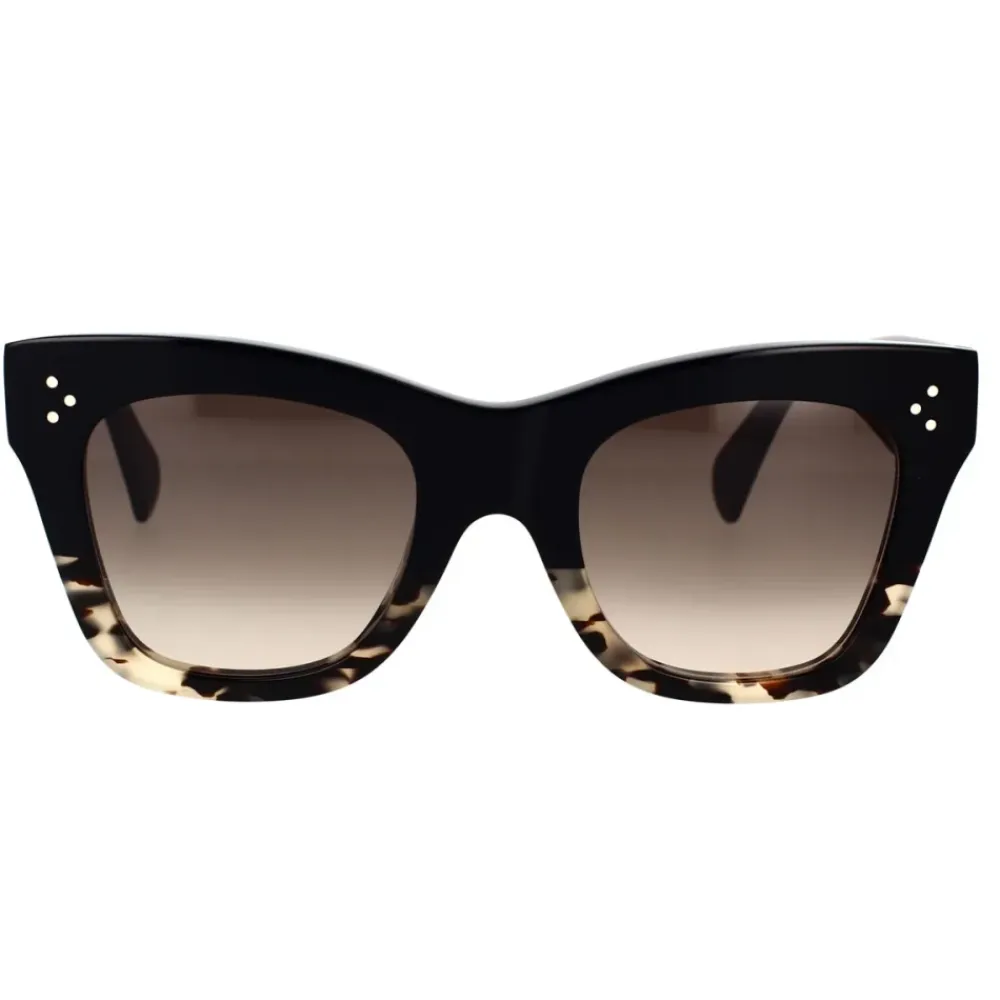 Solbriller|Solbriller^CELINE Elegant Cat-Eye Solbriller Brun Sort
