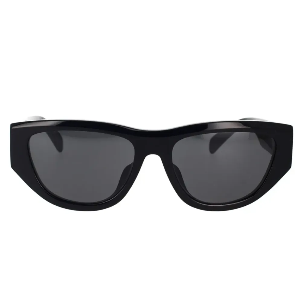 Solbriller<CELINE Elegant Cat-Eye Solbriller med Grå Linser Sort