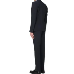 Jakkesæt^Emporio Armani Elegant Dobbeltradet Smoking Kjole Blå
