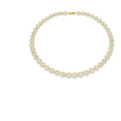 Smykker^Swarovski Elegant d Halskæde med Krystal Gul