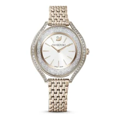 Ure<Swarovski Elegant Guld Krystallinsk Dameur Grå