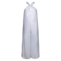 Jumpsuits<PINKO Elegant jumpsuit med krydsede stropper og skjult lynlås bagpå Grå