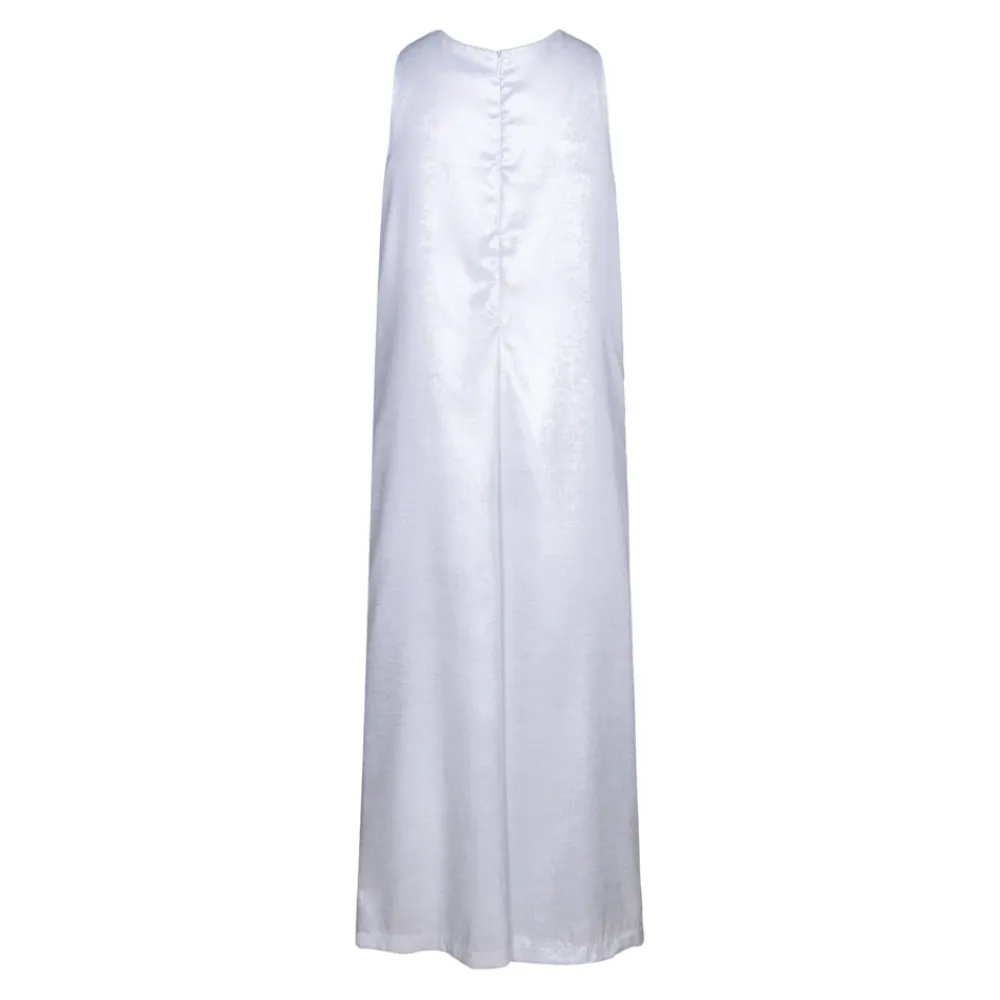 Jumpsuits<PINKO Elegant jumpsuit med krydsede stropper og skjult lynlås bagpå Grå