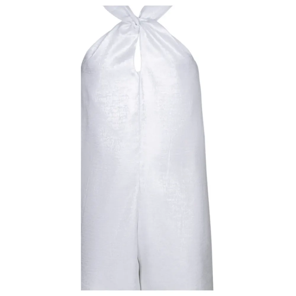 Jumpsuits<PINKO Elegant jumpsuit med krydsede stropper og skjult lynlås bagpå Grå