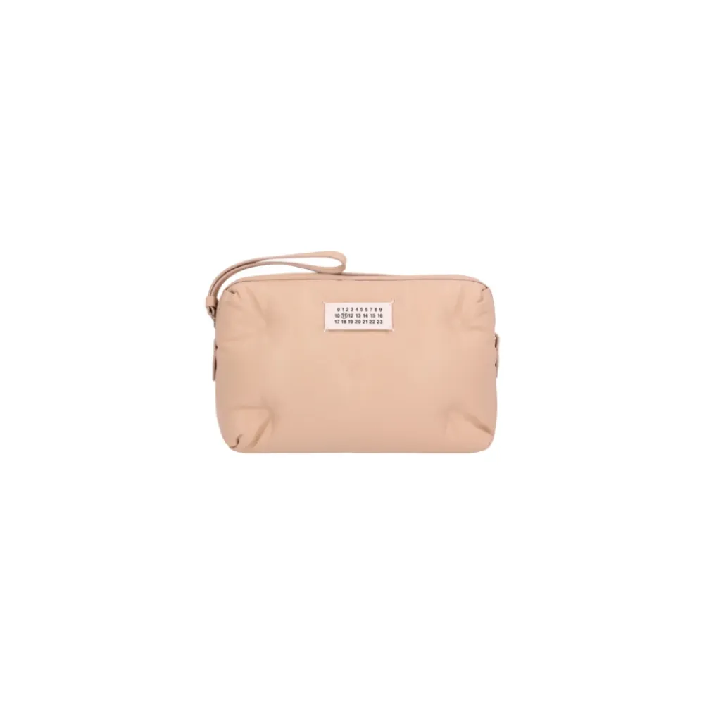 Toilettasker<Maison Margiela Elegant Kamerataske til Glamourøse Skud Beige