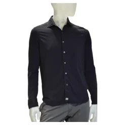 Skjorter^Sonrisa Elegant Navy Jersey Skjorte Blå