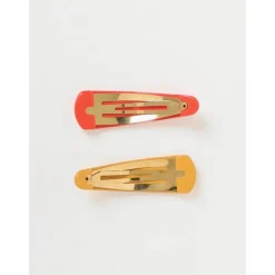 Hår Tilbehør<Gucci Elegant Resin Hair Clips Sæt Gul
