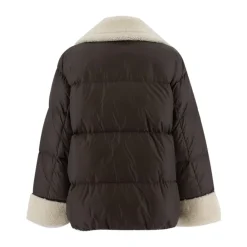 Jakker<Parajumpers Elegant Shearling Dunjakke Brun