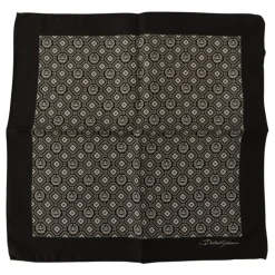 Halstørklæder Og Tørklæder^Dolce & Gabbana Elegant Silke Herresjal Sort