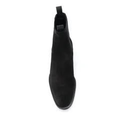 Chelsea Boots<Giuseppe Zanotti Elegant Læder Ankelstøvler Sort