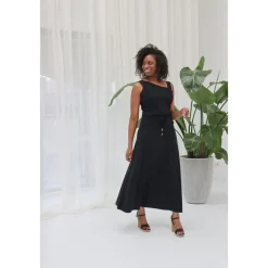 Nederdele^Helena Hart Elegant Maxa Nederdel Sort