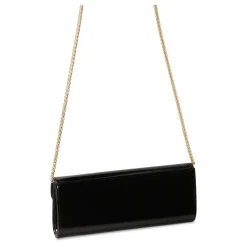Clutch^Kazar Elegant patent læder clutch taske Sort