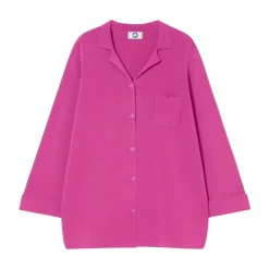 Striktrøjer & Sweatere<Marina Rinaldi Elegant Strik med Knapdetaljer Lilla