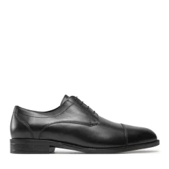 Business Sko<Hugo Elegante Derby sko med snørebånd Sort