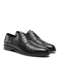 Business Sko<Hugo Elegante Derby sko med snørebånd Sort