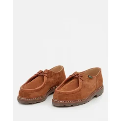 Snøresko^Paraboot Elegante læder ballerinasko Brun