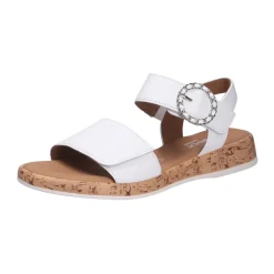 Sandaler^Gabor Elegante lædersandaler til kvinder Hvid