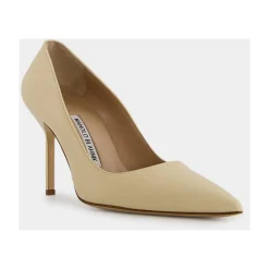 Pumps<Manolo Blahnik Elegante Nude Stiletto Pumps Beige
