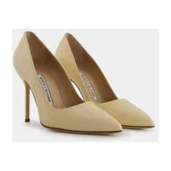 Pumps<Manolo Blahnik Elegante Nude Stiletto Pumps Beige