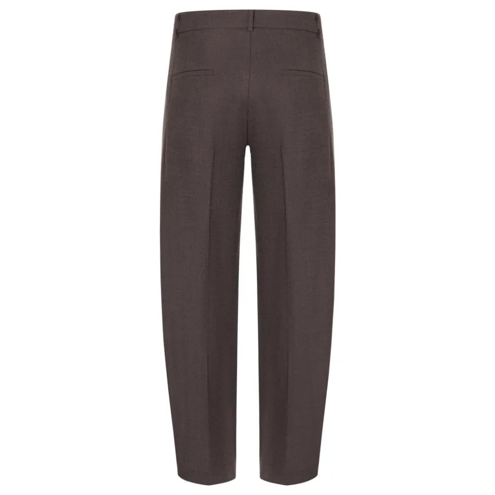 Bukser<Cambio Elyssa Straight Trousers Brun