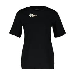 T-Shirts<Simone Rocha Embellished Flower T-Shirt Sort