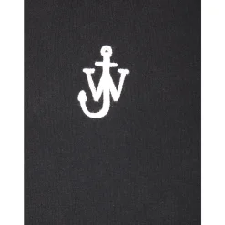 T-Shirts<JW Anderson Embroidered Logo Crop T-Shirt Sort