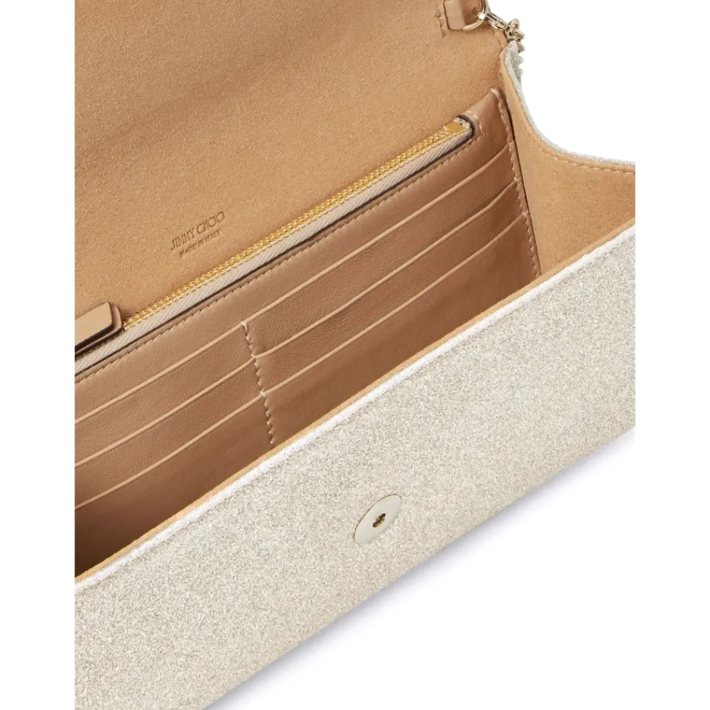 Clutch^Jimmy Choo Emmie Clutch Grå