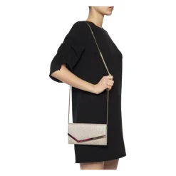 Clutch^Jimmy Choo Emmie skuldertaske Gul