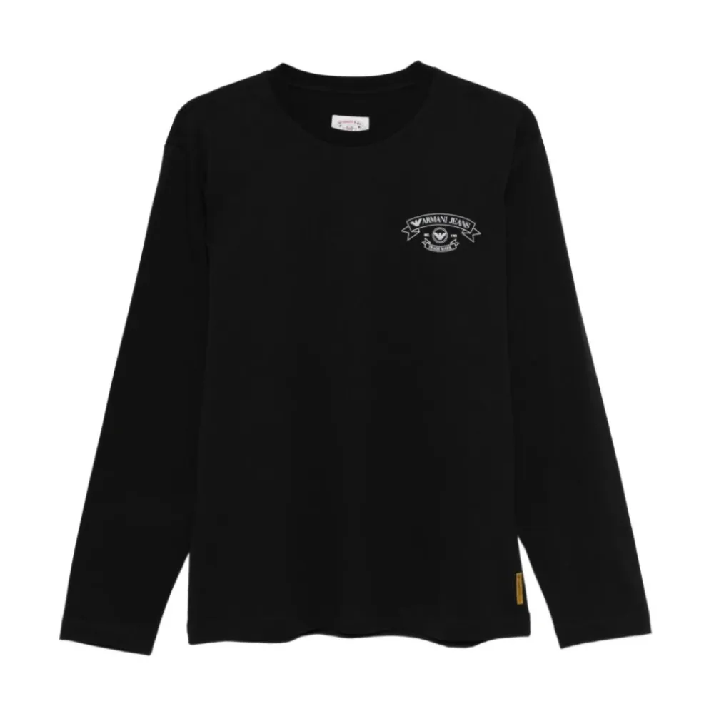 Trøjer|Sweatshirts<Emporio Armani CAPSULE T-shirts og Polos Sort