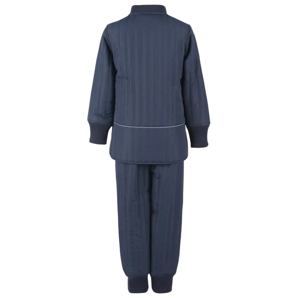 Bodystocking & Sæt<En Fant - Thermal Set W. Fleece, 240102 - Parisisk aften Blå