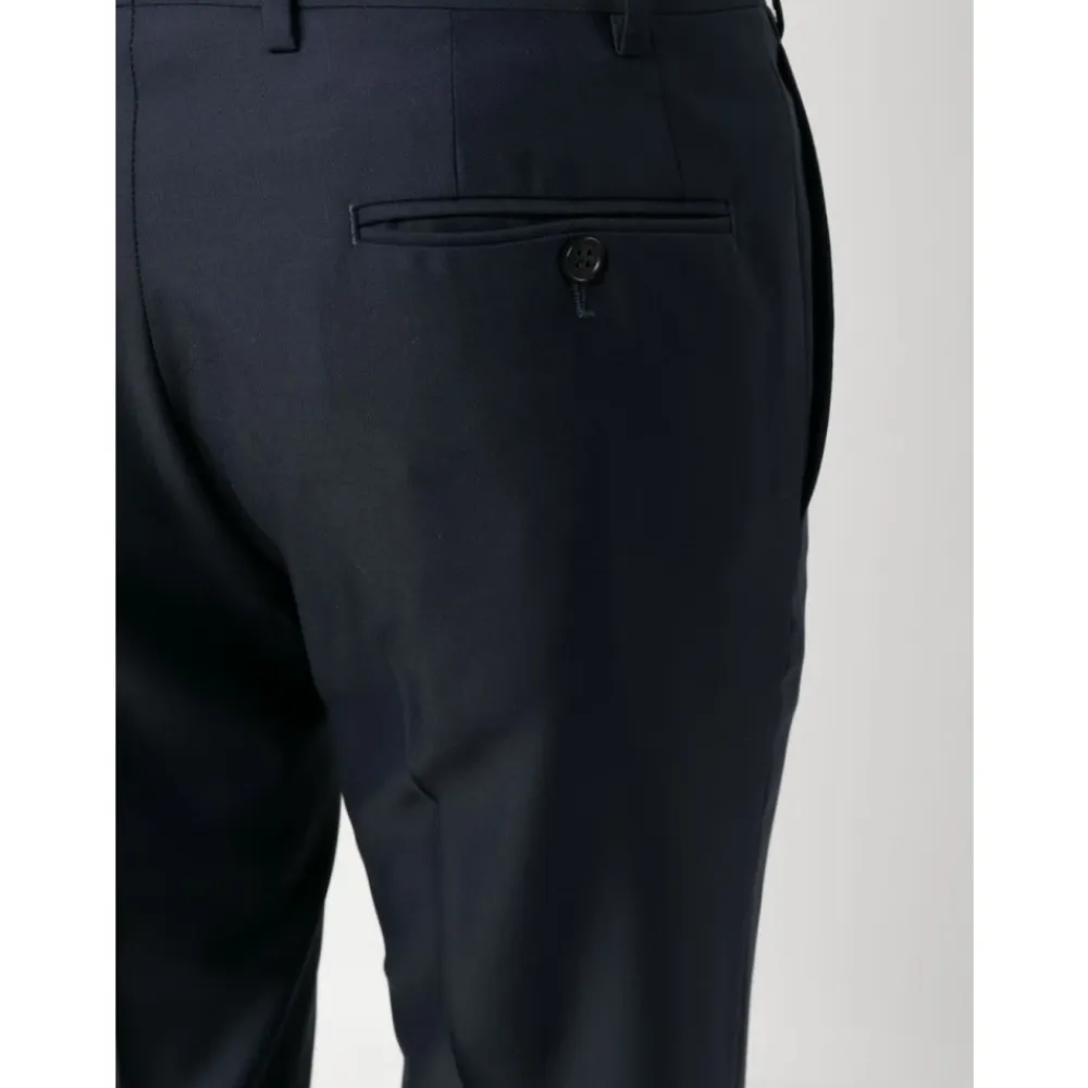 Jakkesæt<Canali Enkeltknappet Uld Dinner Suit Blå