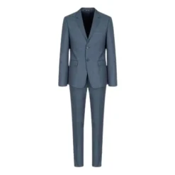 Jakkesæt^Emporio Armani Enkeltknappet ulddragt Blå