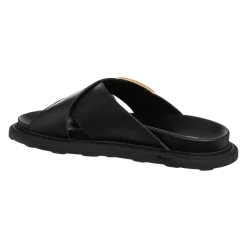 Sandaler^Moschino Ensfarvede Sandaler, Uden Lukning Sort