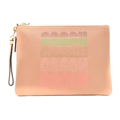 Clutch<Coach Envelope Clutch Pink