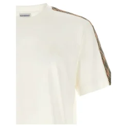 T-Shirts^Burberry Equestrian Knight Embroidered T-shirt Hvid