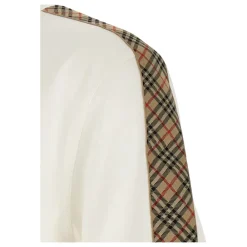 T-Shirts^Burberry Equestrian Knight Embroidered T-shirt Hvid