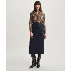Nederdele<Ines de la Fressange Paris Eral Skirt Blå