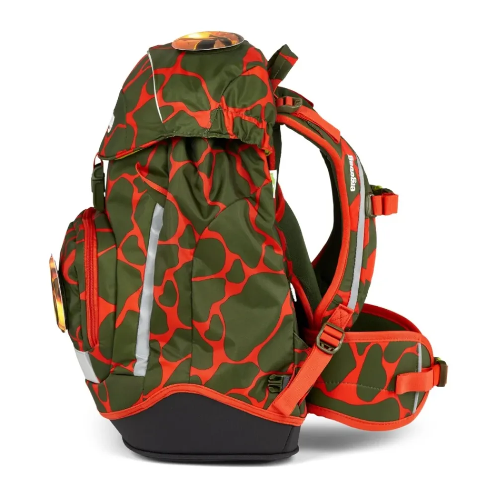 Tasker<Ergobag Ergonomisk, justerbar rygsæk Fire Dragonbear Multifarvet